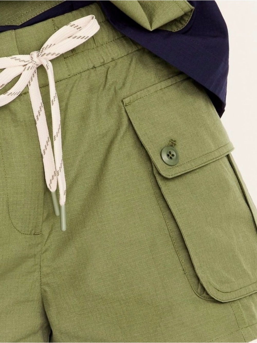 J Crew Pull-On Cargo Short General Surplus Green Size Medium - Picture 2 of 14